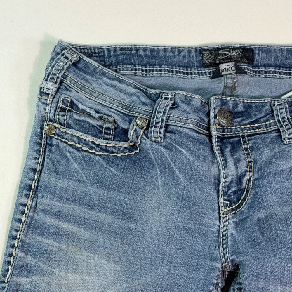 Silver Jeans Co Aiko Mid Bootcut Jeans‎ Medium Wash Blue W32 L32 L83717SAI240